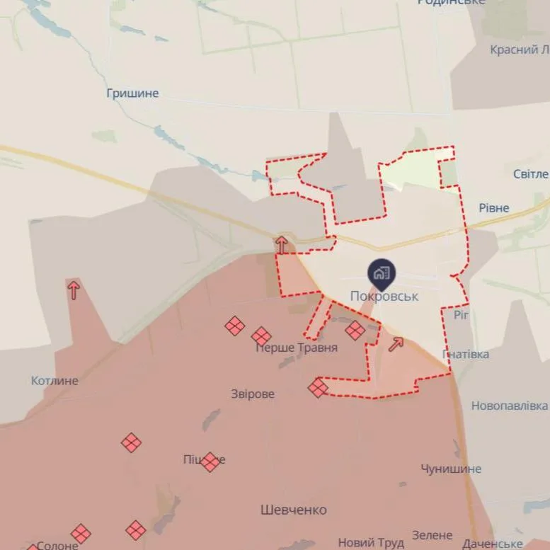 Українські військові стримують ворога біля Покровська та зачищають Мирноград