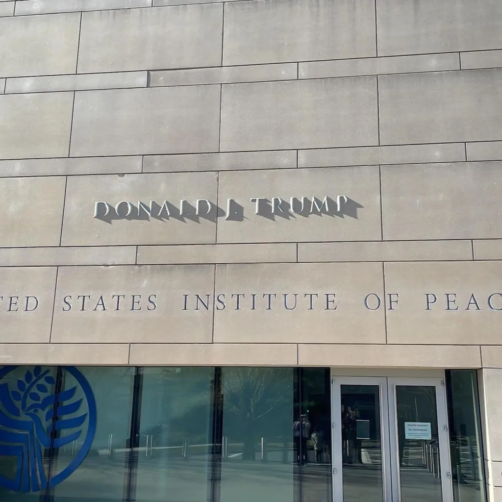 Держдеп США присвоїв Інституту миру ім’я Дональда Трампа: майбутнє установи під питанням