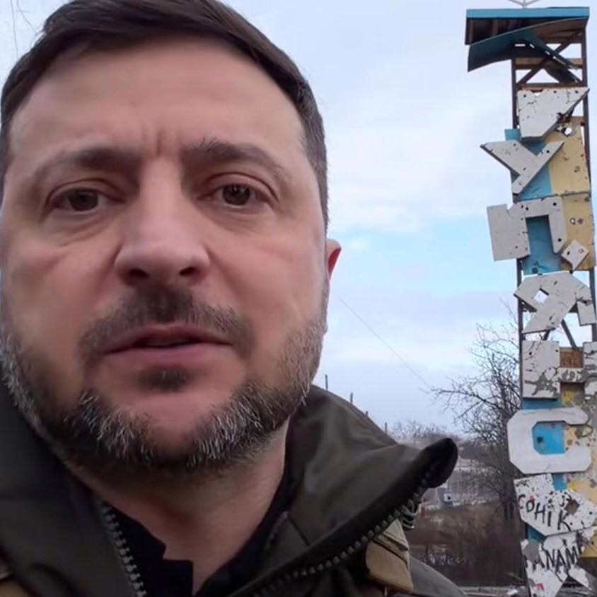 Володимир Зеленський відвідав Куп’янський напрямок та привітав Сухопутні війська